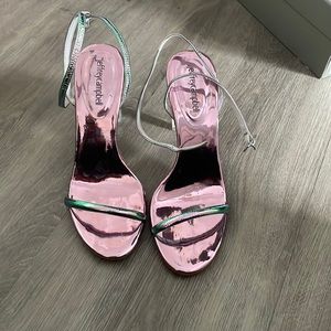 Jeffery Campbell vaccine pink mirror size 7 can fit a 6